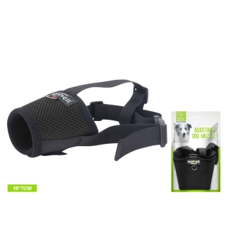 Textilní náhubek pro psy Nunbell - černý